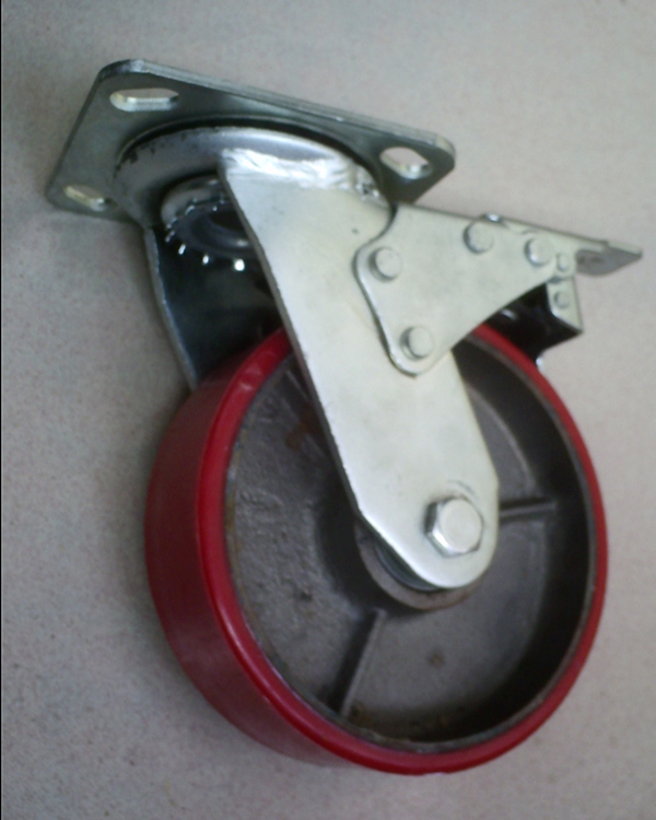 廣西柳州客戶成功訂購6寸工業(yè)包膠剎車腳輪 廣西柳州客戶成功訂購6寸工業(yè)包膠剎車腳輪