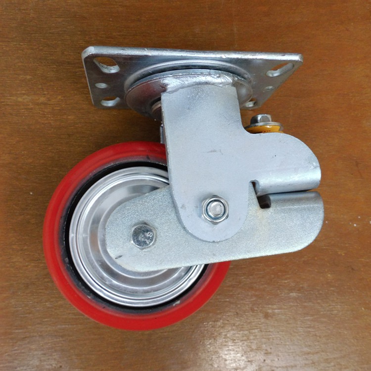 山西汾陽客戶定制6寸減震萬向包膠輪 山西汾陽客戶定制6寸減震萬向包膠輪